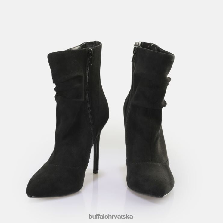 crno Buffalo gležnjača juliet zip gležnjača veganska |čizme TDD6T827